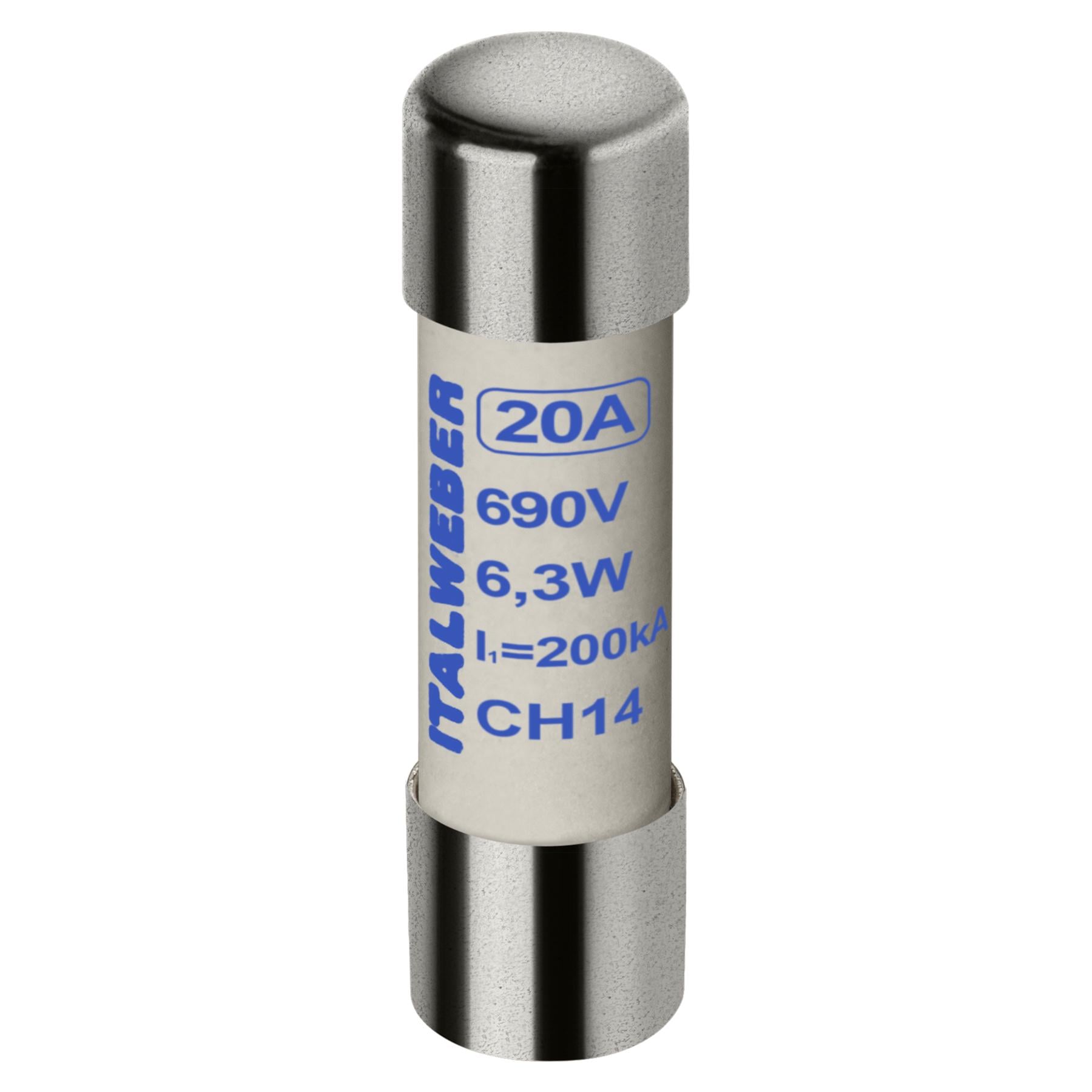 Предохранитель Italweber 14х51 20A aR CH14 690 В (1461020)