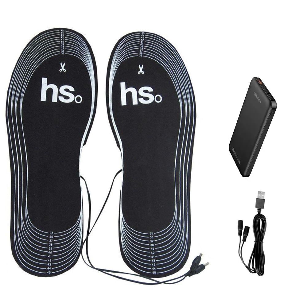 Стельки с подогревом проводные "Eco-obigriv S-3" с USB кабелем и подрезным размером 35-44 и powerbank 10000 mAh Стельки с подогревом проводные "Eco-obigriv S-3" с USB кабелем и подрезным размером 35-44 и powerbank 10000 mAh