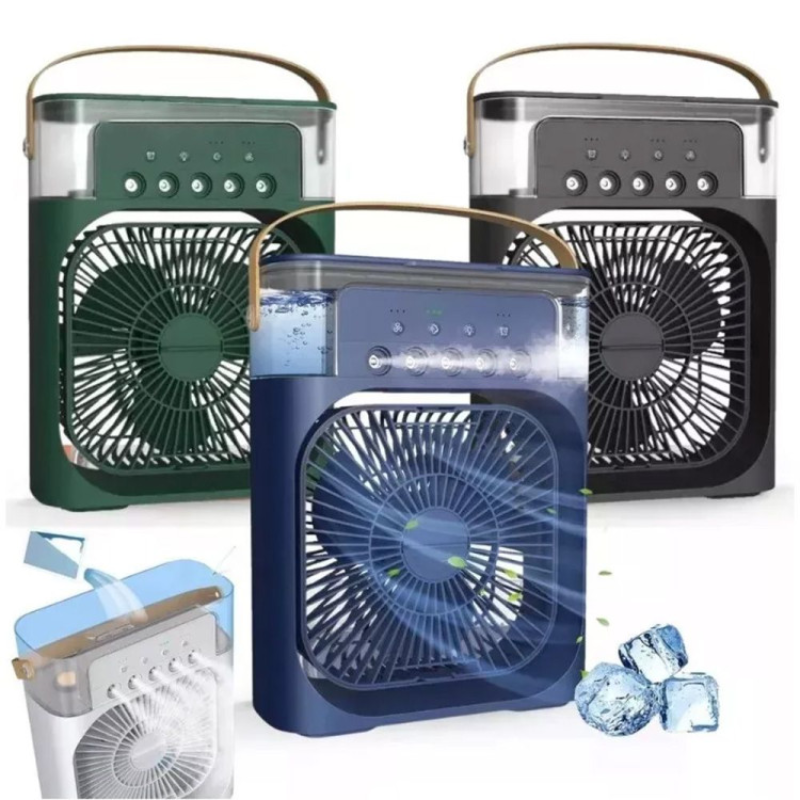 Вентилятор портативный с ночником и увлажнителем USB (2598227253) - фото 9