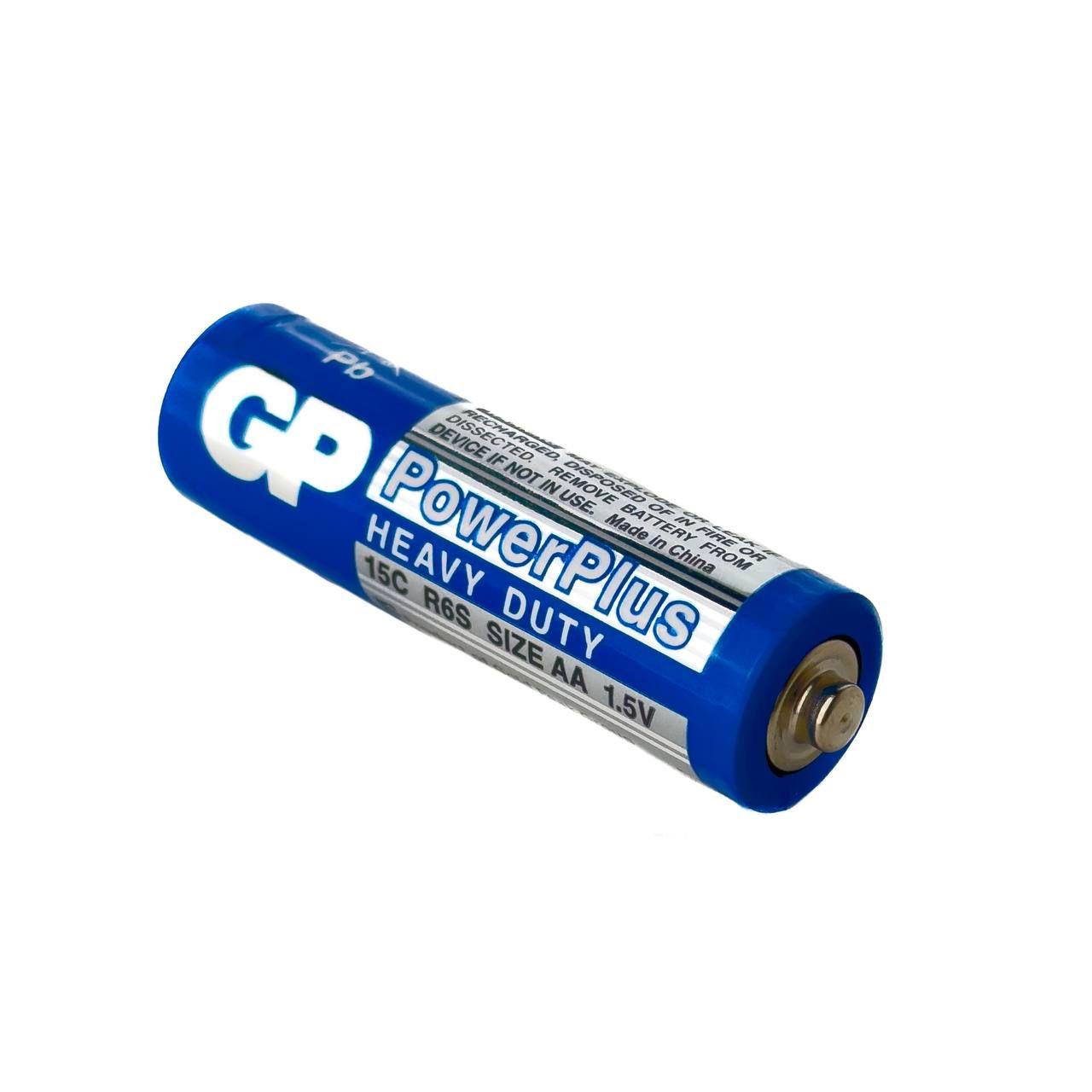 Батарейка солевая GP PowerPlus 15C R6S/АА (23094406) - фото 2