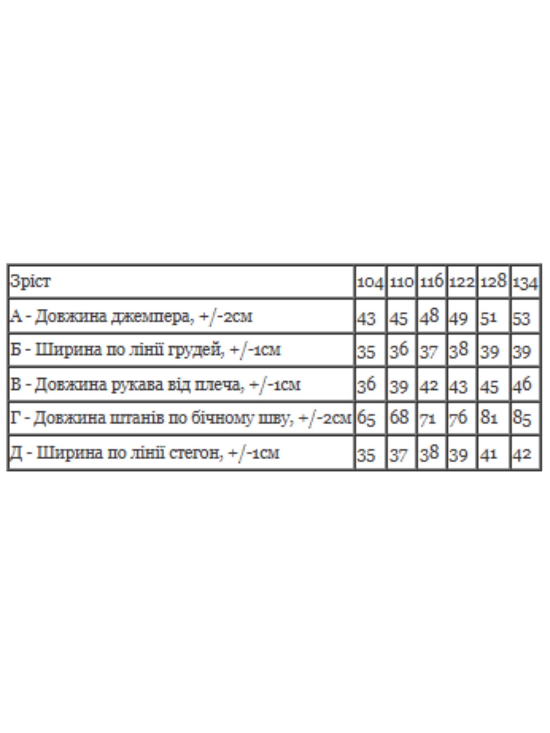 Костюм для хлопчика утеплений світшот та штани Носи Своє з малюнком 110 см Смарагдовий​ (6063-023-33-6) - фото 6