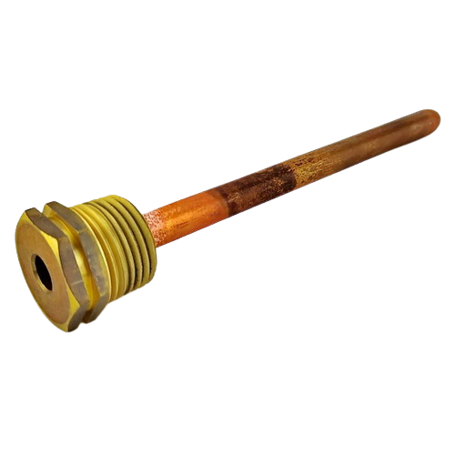 Мідна гільза Cewal для датчика температури 1/2" 7х8 мм 100 мм (28414586)