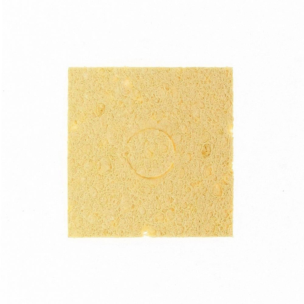 Губка вискозная для очистки жала паяльника термостойкая 55х55 мм 5 шт. (ART-15001)