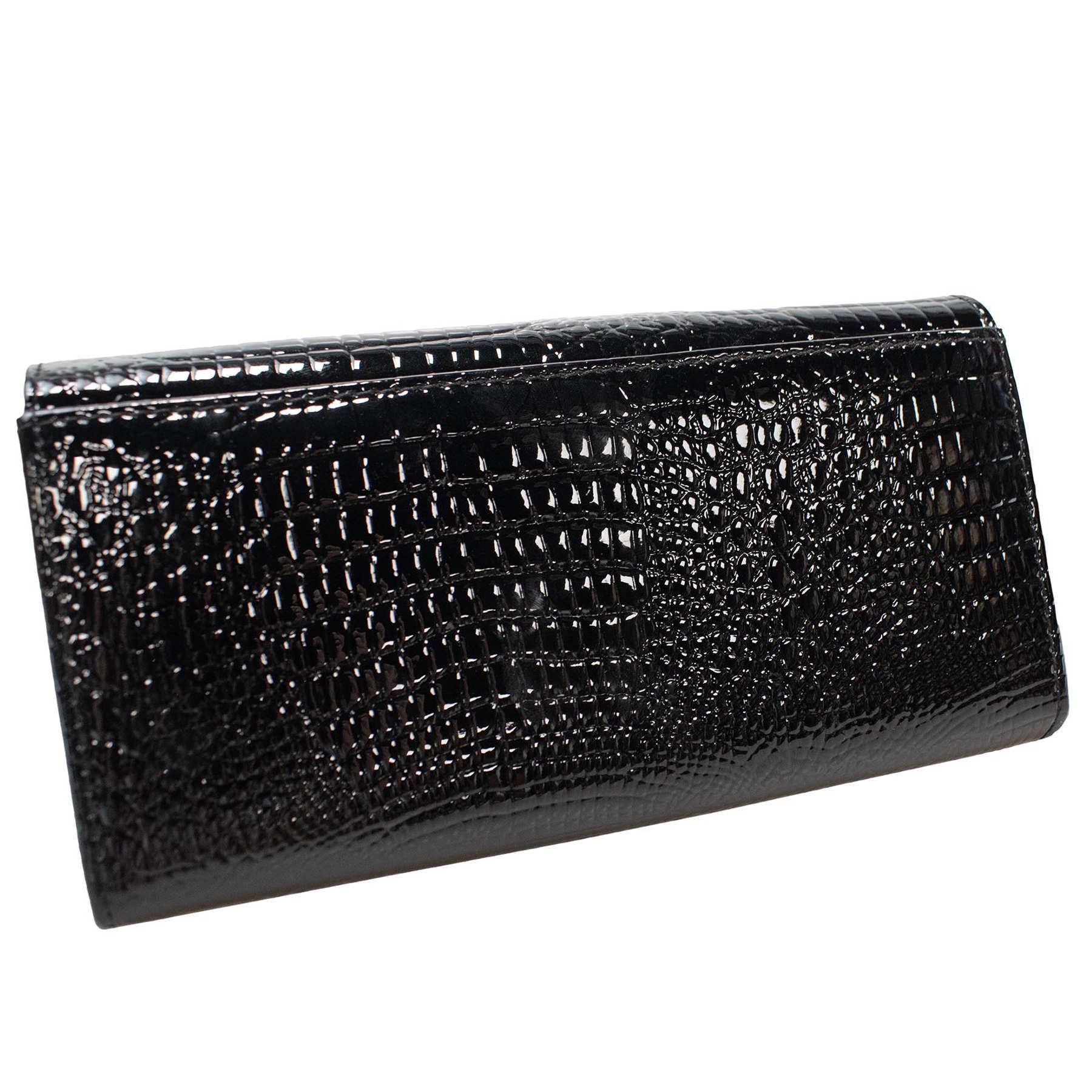 Кошелек женский кожаный SEMI LINE RFID Black (P8228-0) - фото 3 Кошелек женский кожаный SEMI LINE RFID Black (P8228-0) - фото 3