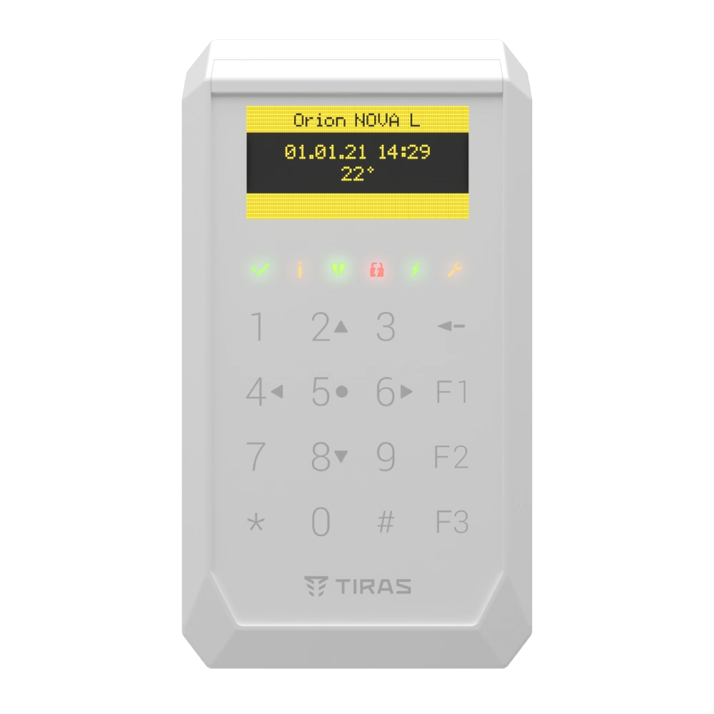 Клавіатура TIRAS K-PAD OLED сенсорна White (99-00009501) - фото 2 Клавіатура TIRAS K-PAD OLED сенсорна White (99-00009501) - фото 2