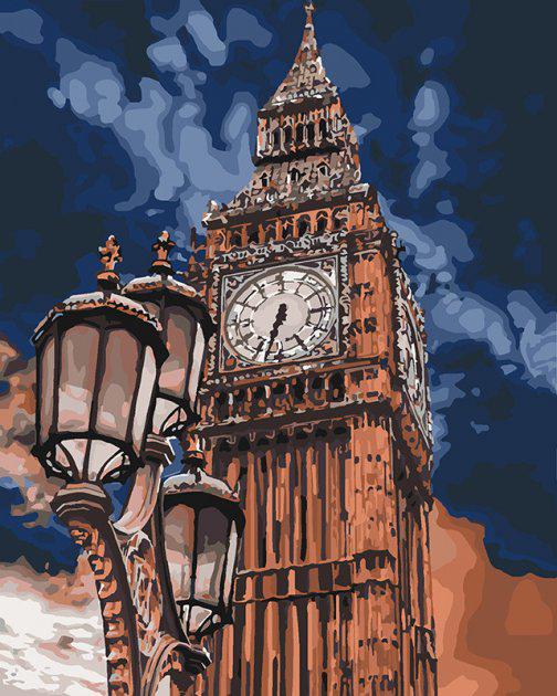 Картина за номерами Ідейка Біг Бен 40х50 см (KHO3545)