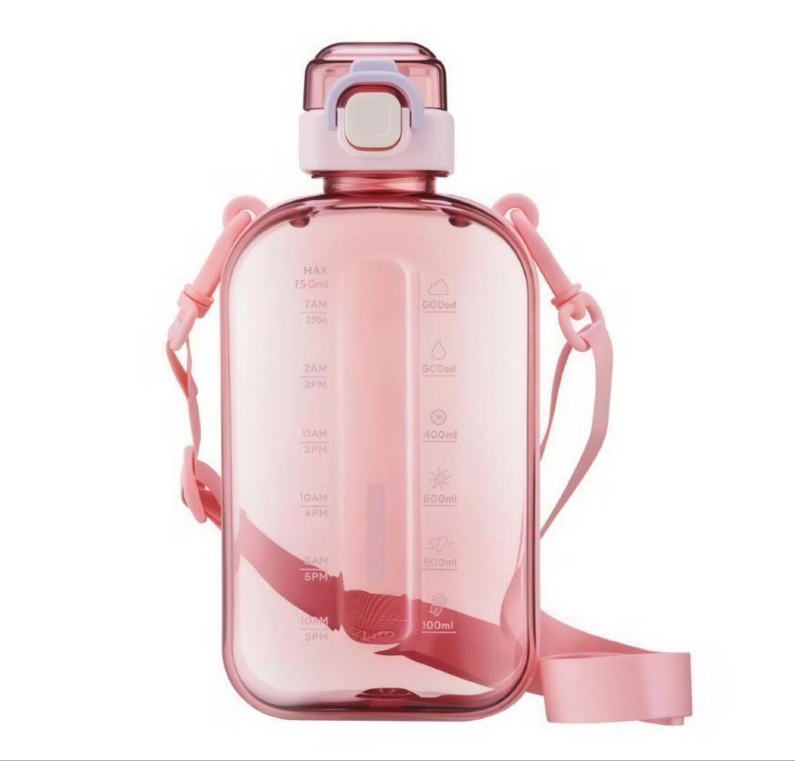 Пляшка для води з BPA-free пластик 750 мл Теракотовий (2416098582)