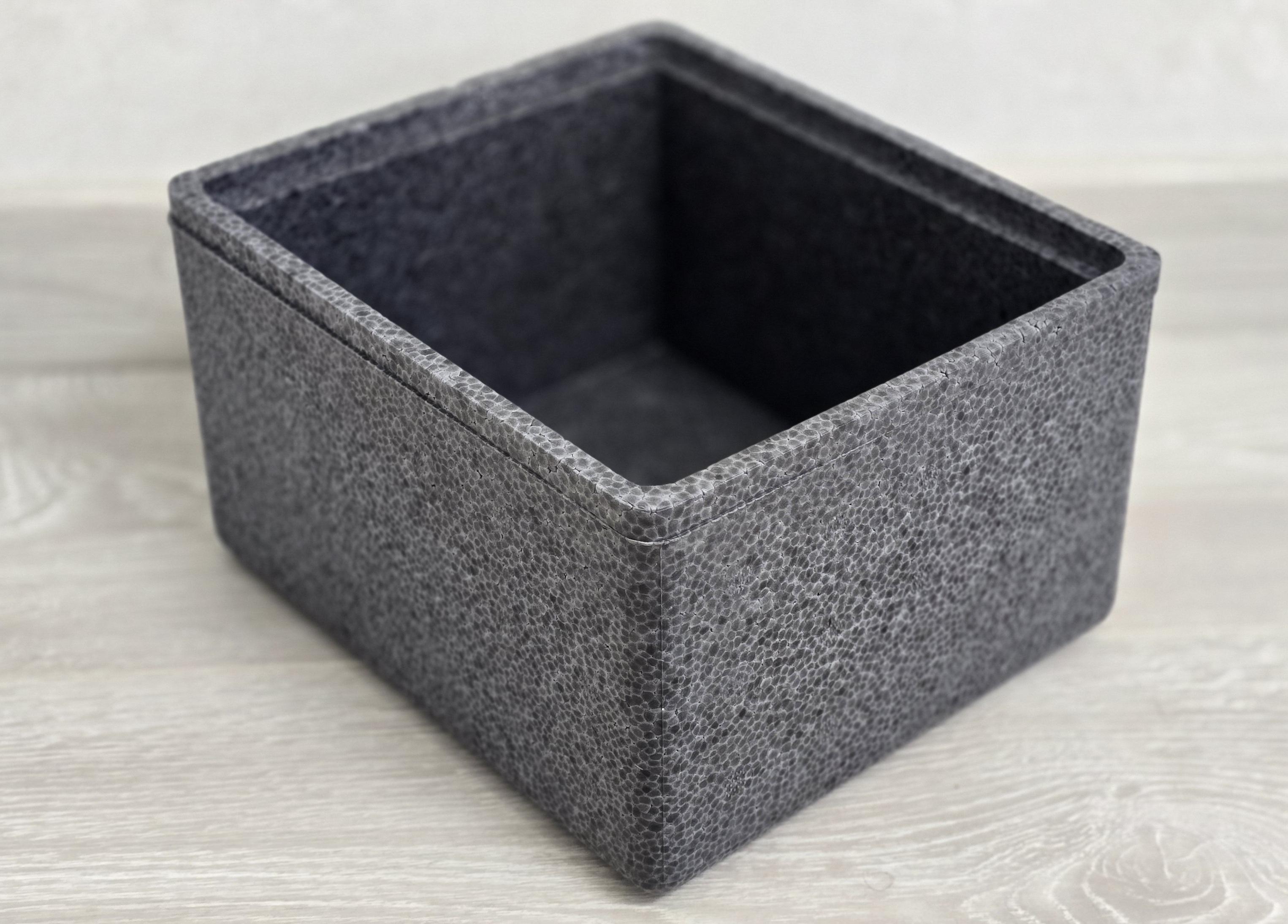 Термоконтейнер без крышки T-PACK из пенопласта 4 л 230х200х130 мм Графитовый (14773042)