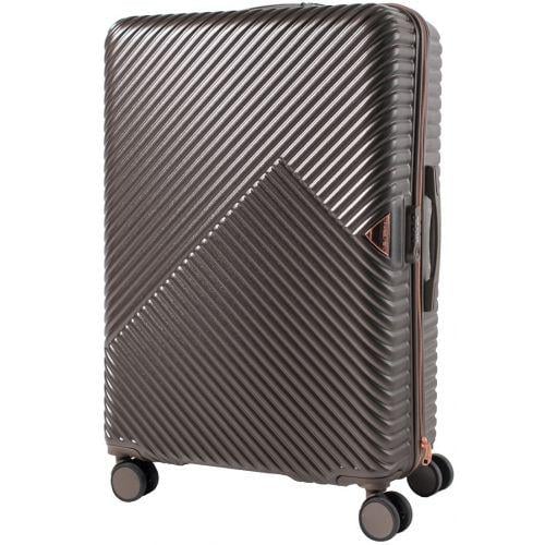 Валіза пластикова Wings WN01 маленька Кавовий - фото 1