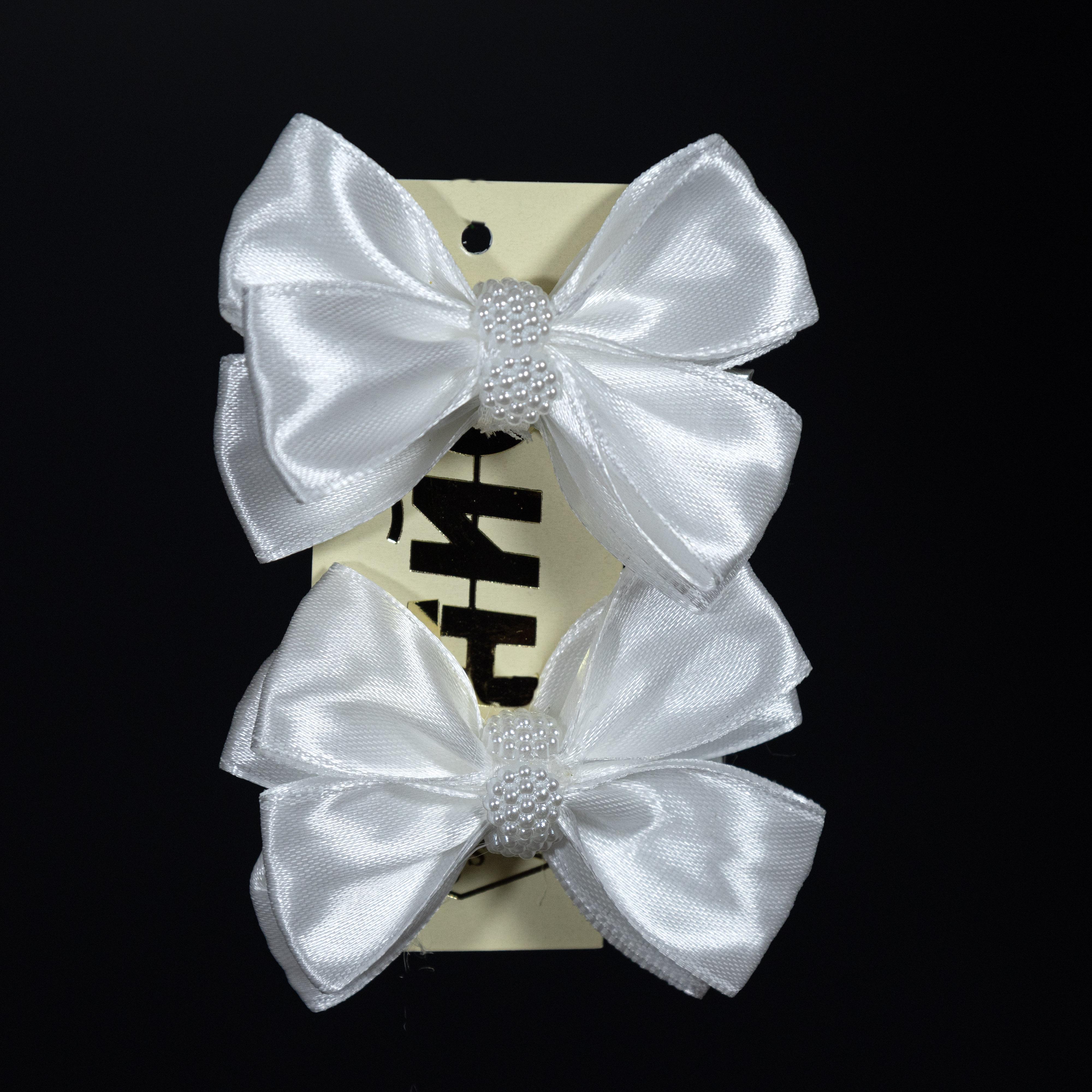 Заколка для волос ДАЙС 6 см 2 шт. Белый (ЖБ6-2) - фото 4