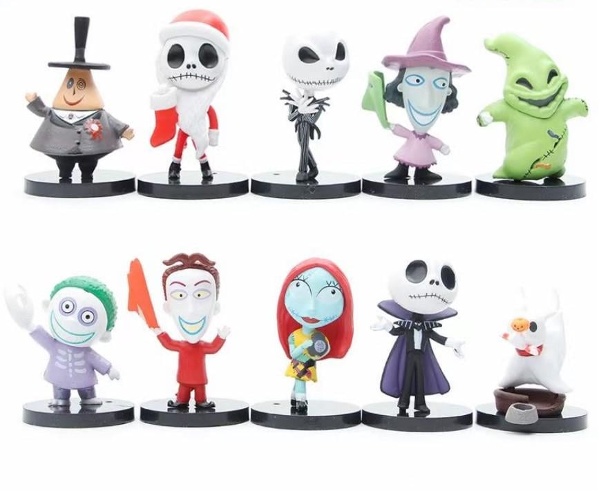 Фігурка Джек Скеллінгтон The Nightmare Before Christmas 10 шт. 7 см (10197871)