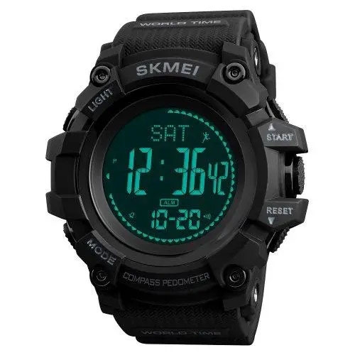 Годинник наручний чоловічий Skmei 1356BK Black (tf4650) - фото 3