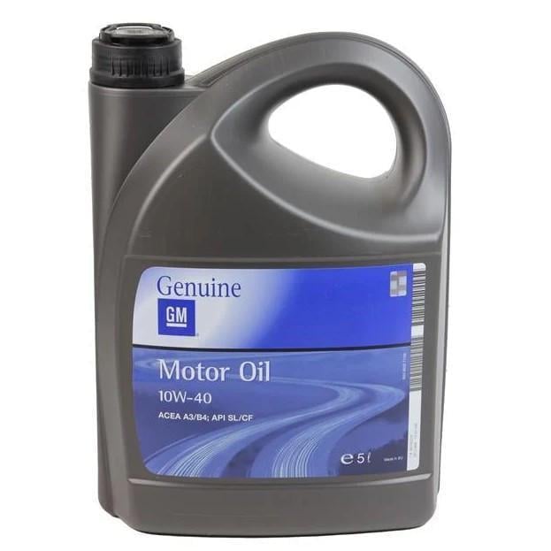 Моторное масло General Motors Semi Synthetic 10W-40 5 л (93165216)