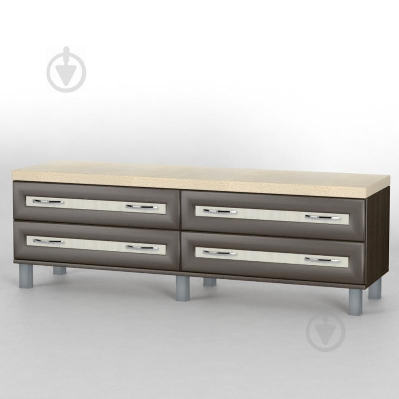 Комод прикроватный Тиса Мебель КП-105 Венге/Дуб молочный Комод прикроватный Тиса Мебель КП-105 Венге/Дуб молочный