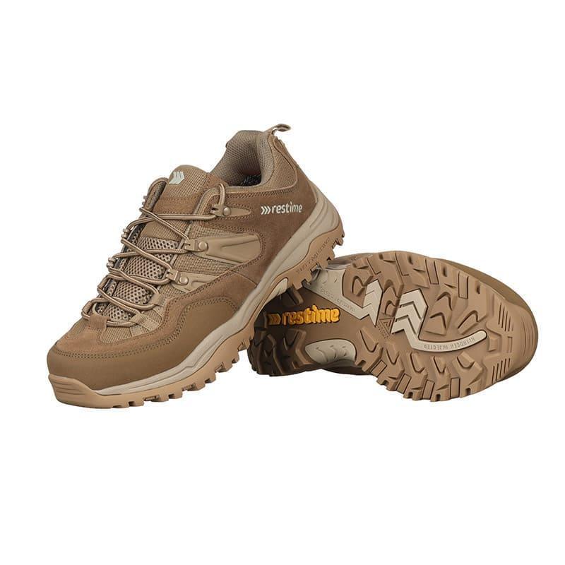 Кроссовки мужские ResTime OMO24506 с комбинированных материалов р. 42 Коричневый (20227) - фото 4 Кроссовки мужские ResTime OMO24506 с комбинированных материалов р. 42 Коричневый (20227) - фото 4