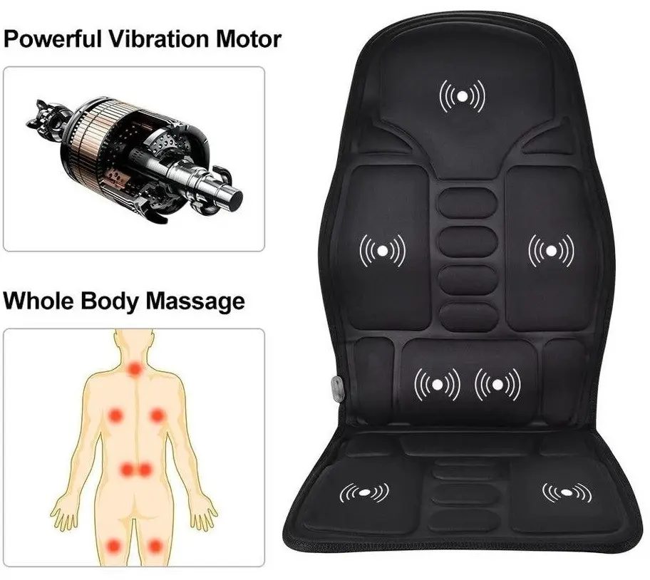 Масажна накидка з підігрівом Massage Cushion JB-100B 12/220V з пультом (22060829) - фото 5