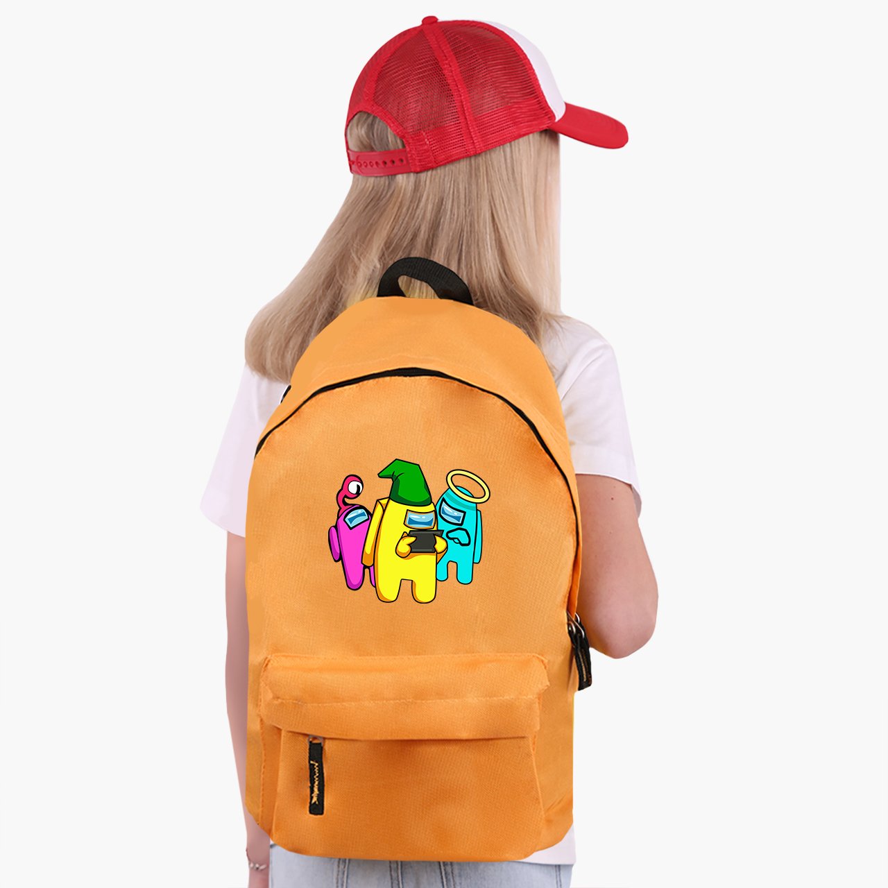 Рюкзак детский Among Us Оранжевый (9263-2418-OG) - фото 2 Рюкзак детский Among Us Оранжевый (9263-2418-OG) - фото 2