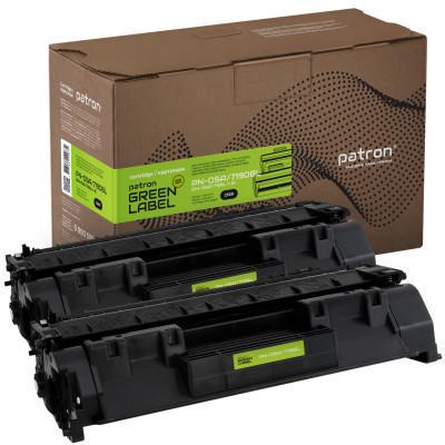 Комплект картриджів Patron HP LJ CE505A/Canon 719 Green Label Dual pack 2 шт. (PN-05A/719DGL)