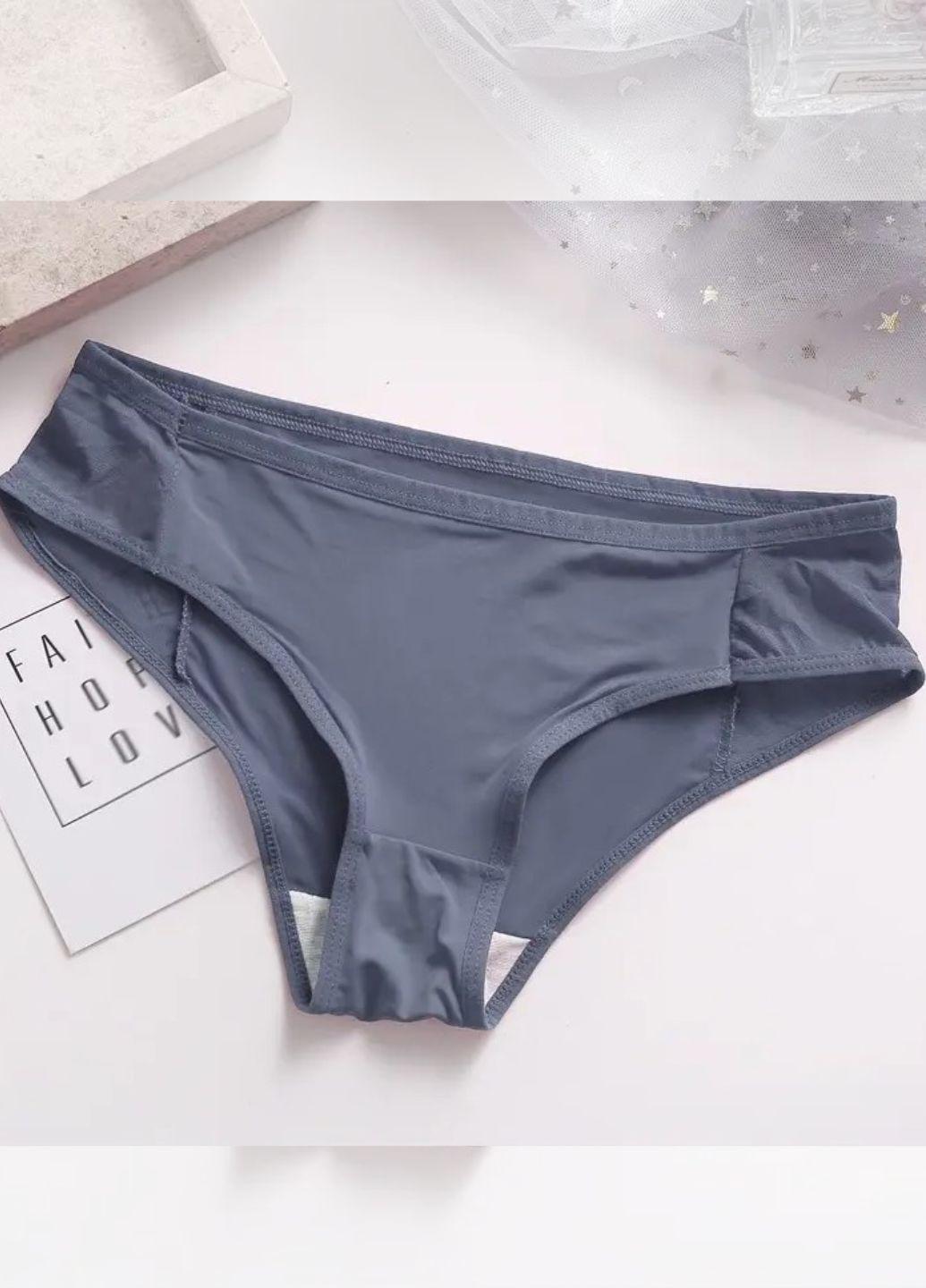 Трусики-слипы женские FINETOO 575-42 со вставкой из сеточки M р. 42 1 шт. Серый