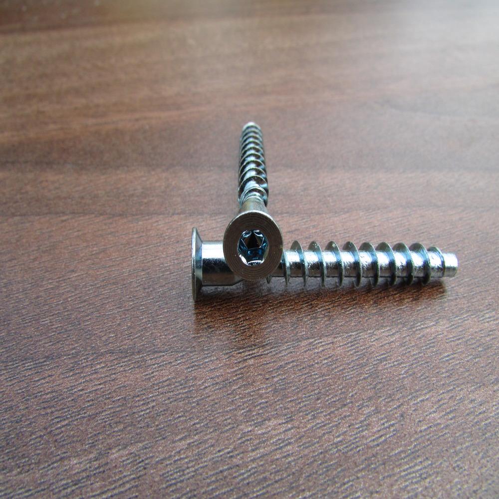 Комплект конфирмат мебельный 6,4х50 мм 150 шт. (29354412) - фото 3 Комплект конфирмат мебельный 6,4х50 мм 150 шт. (29354412) - фото 3