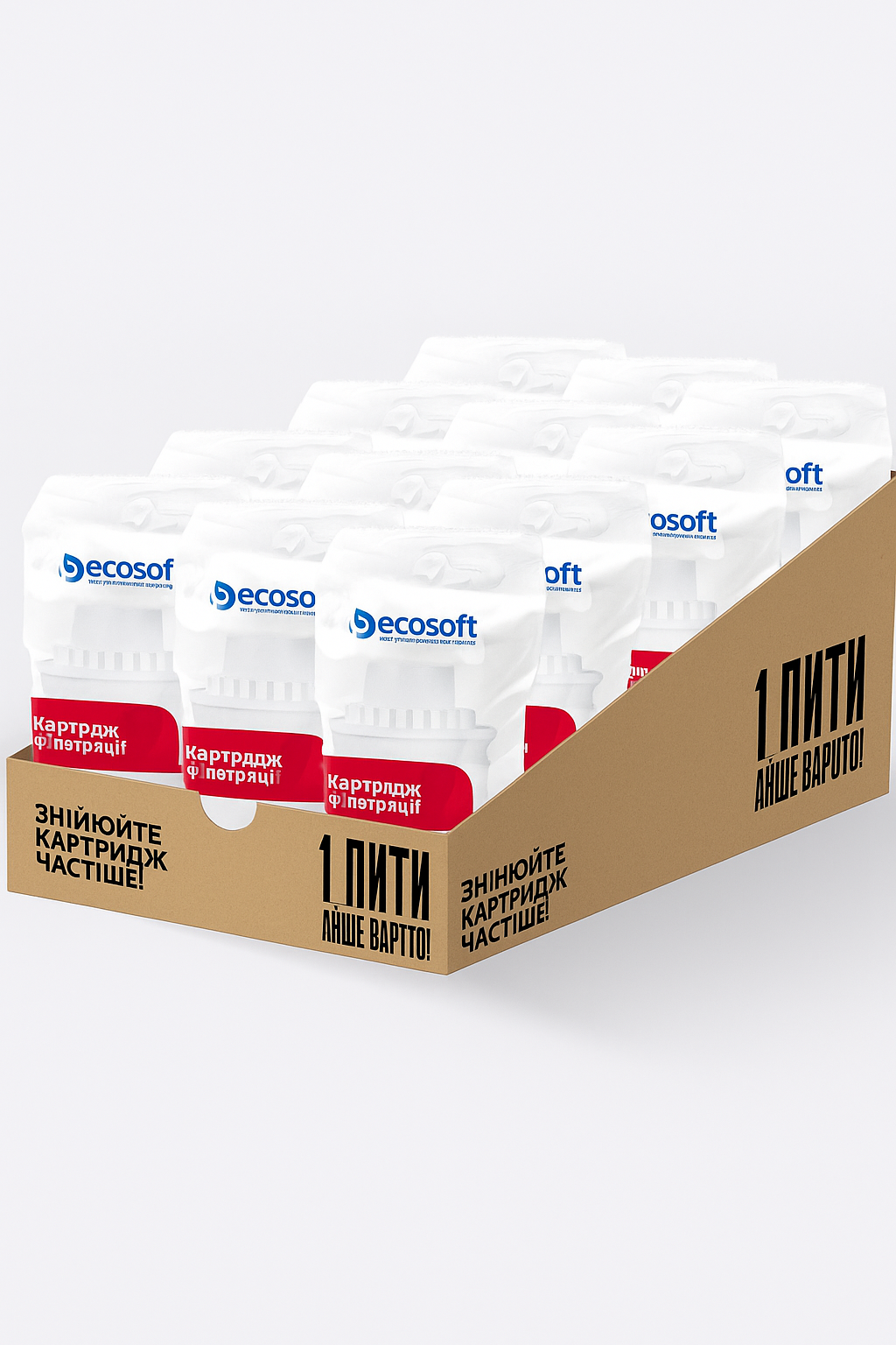 Комплект картриджів Ecosoft для фільтрів-глечиків Аквафор 24 шт. (CRVK12AQRECO)