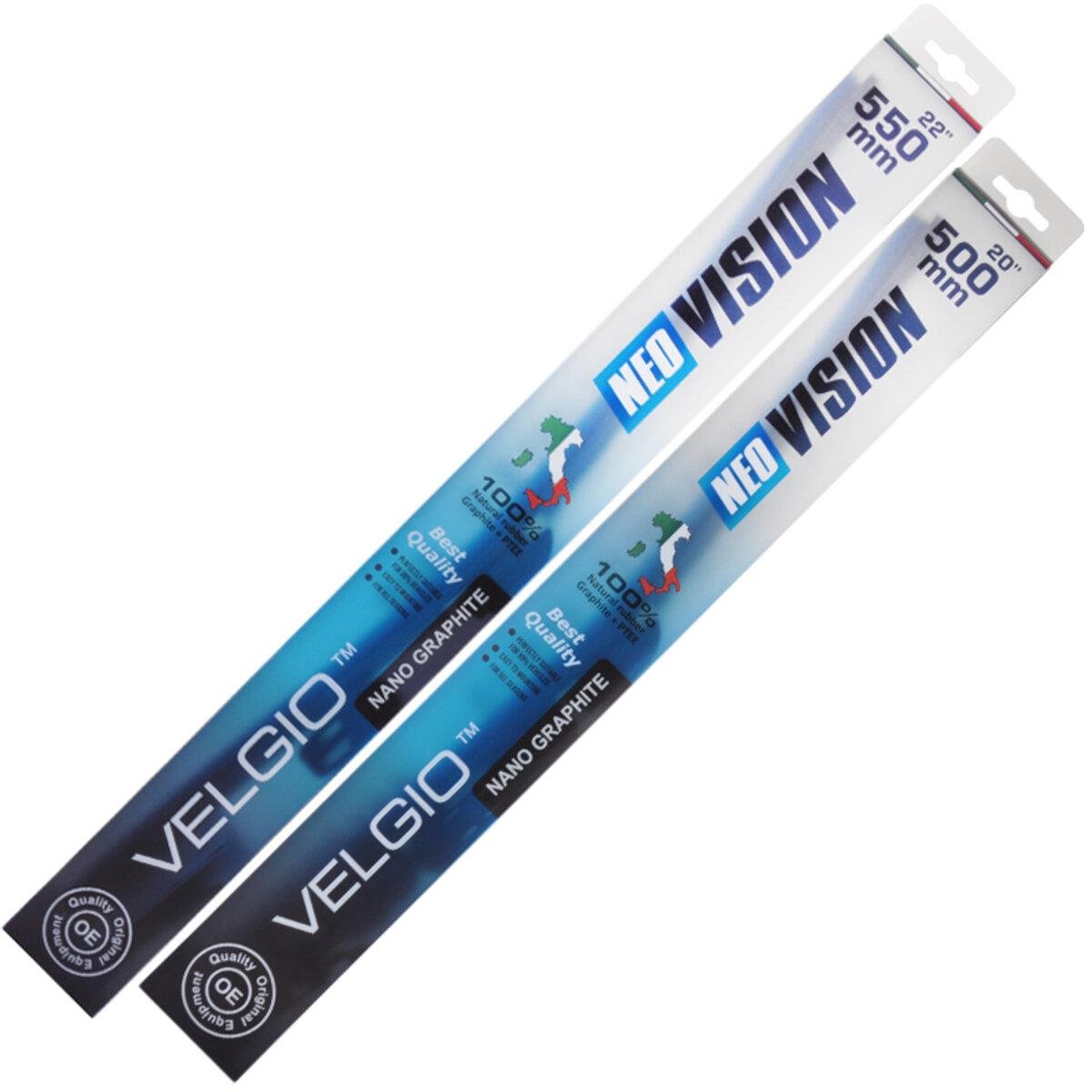 Комплект щеток бескаркасных стеклоочистителей Velgio Neo Vision для Renault Logan 2015-2020 (sk_75)