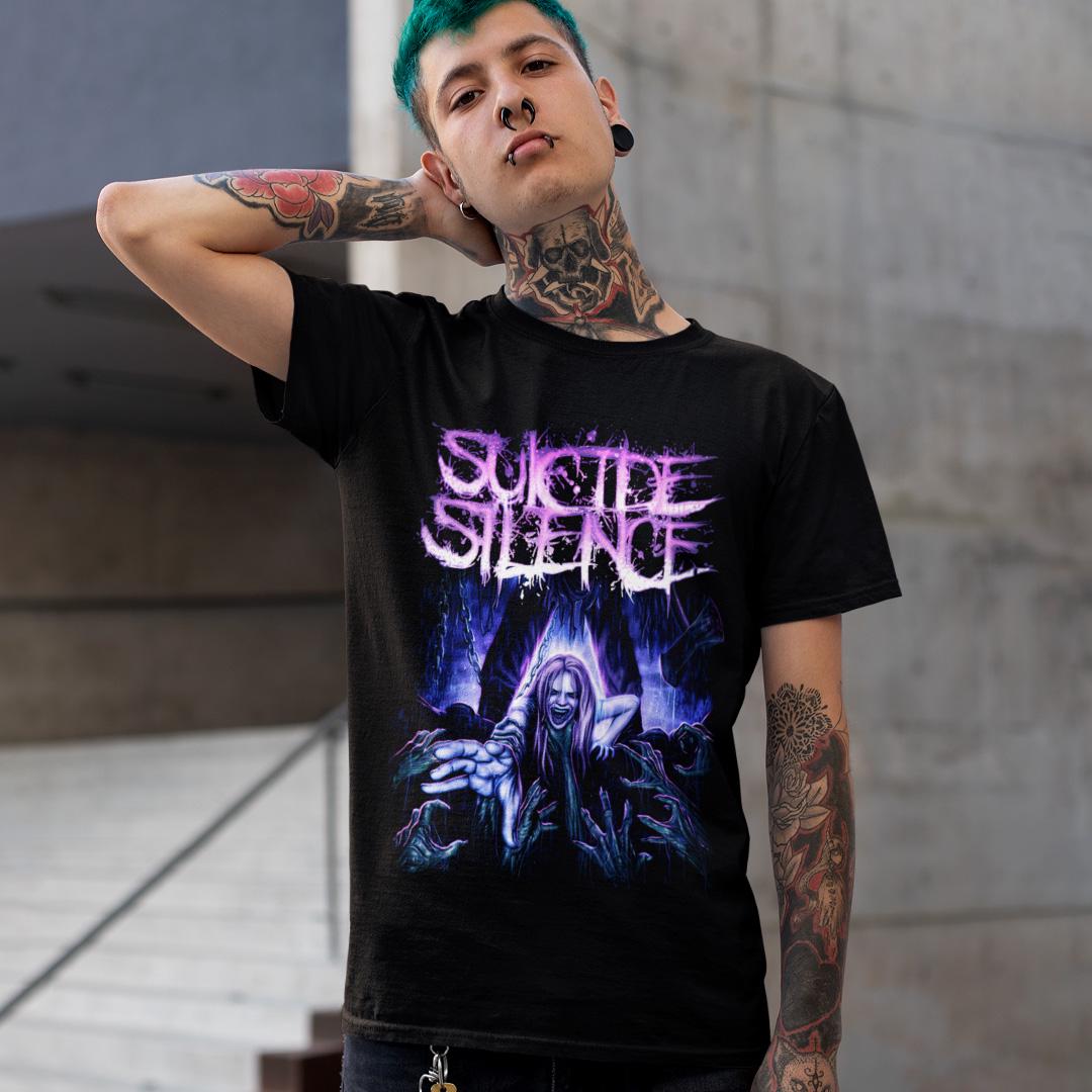 Футболка унисекс Suicide Silence Slaves 4XL Черный (0000009040)