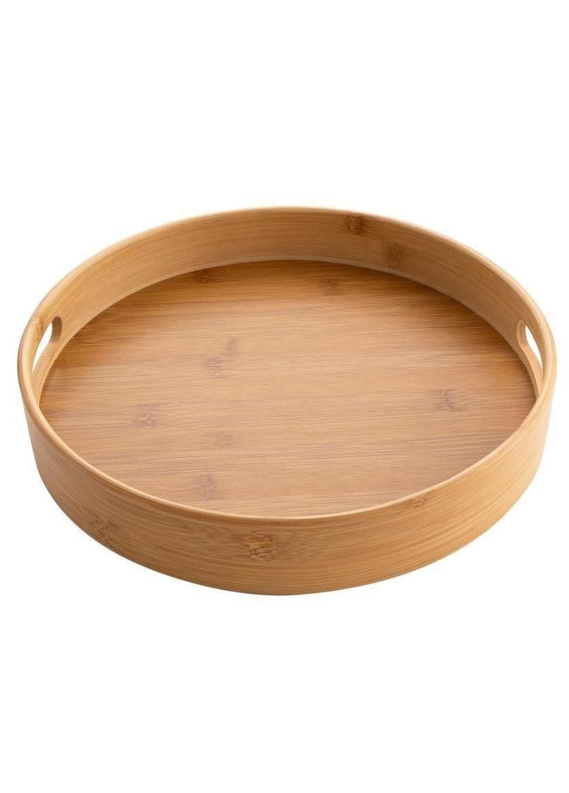 Поднос Florina круглый бамбук 35х5 см (7T8221)