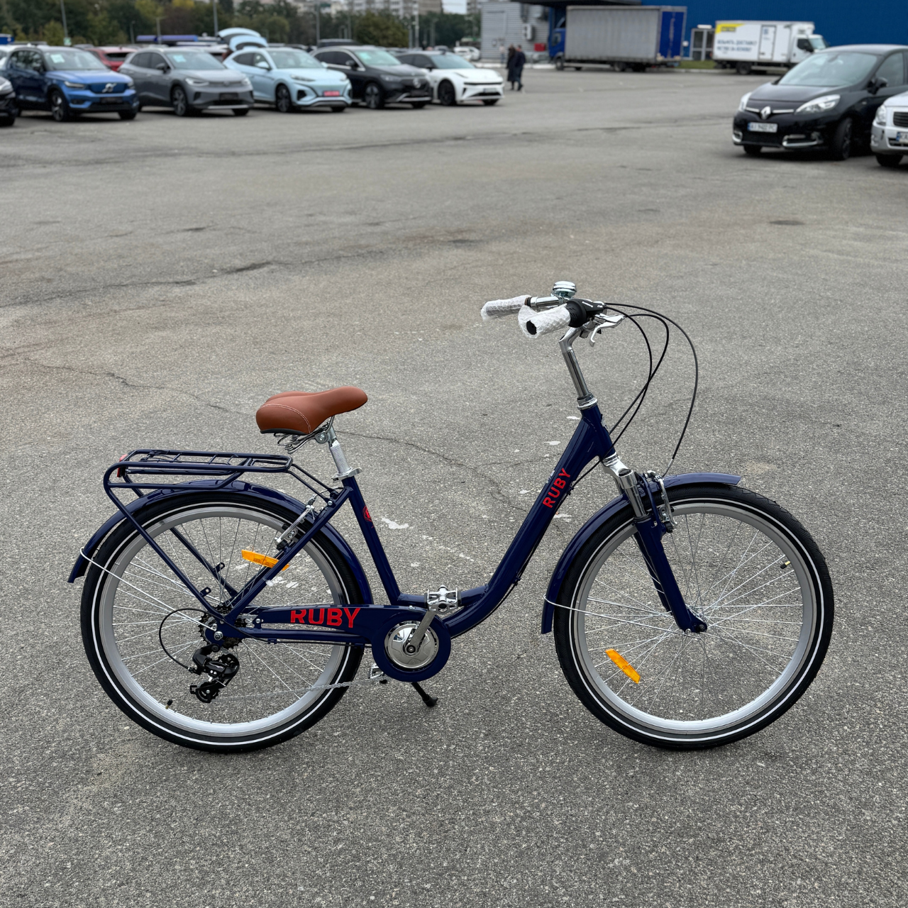 Велосипед AL 26" Dorozhnik RUBY Vbr FR рама-17" Темно-синій - фото 2