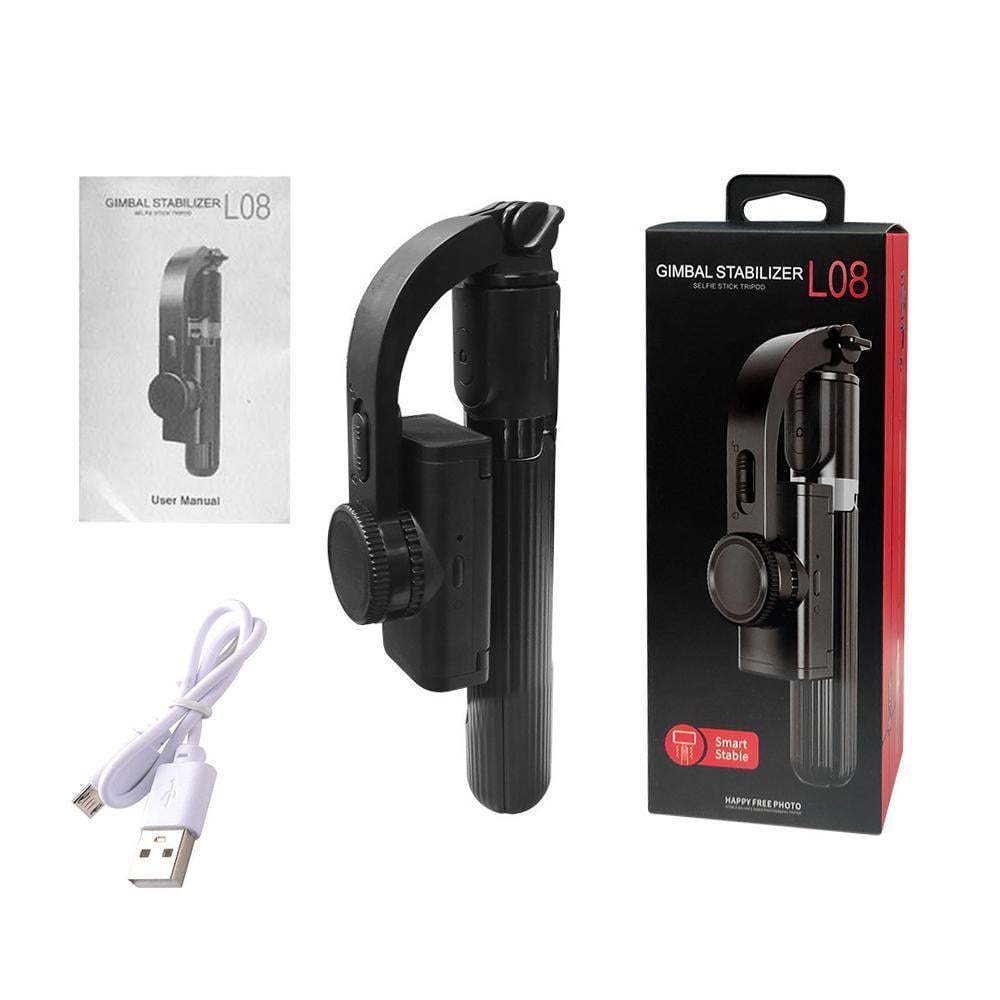 Ручной стабилизатор-штатив телефона Gimbal L08 с Bluetooth пультом