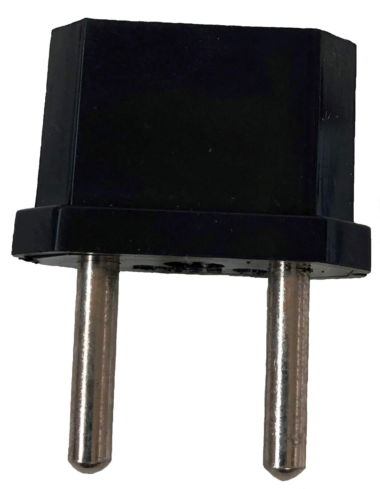 Перехідник мережевий універсальний плоский 220V Чорний