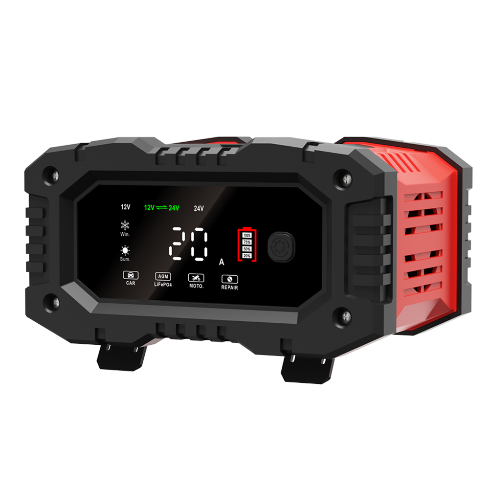 Зарядний пристрій FOXSUR FPT-200 12V/24V автоматичний для акумулятора 20 Aмперів (2240996465) - фото 9