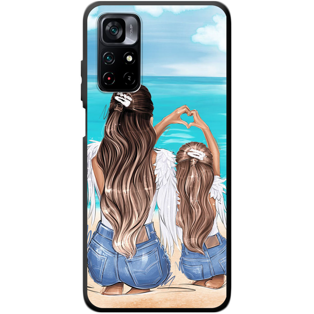 Чехол BoxFace Poco M4 Pro 5G Family Vacation Черный силикон (43742-up2380-44259)