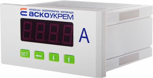 Амперметр цифровой АСКО-Укрем ЦА-5 5A AC 96x48 мм (A0190010123) - фото 2