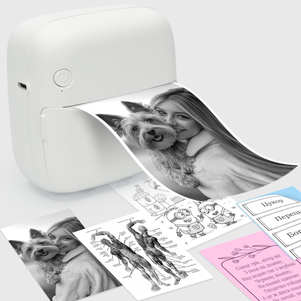 Термопринтер JETIX Mini Printer Student 2 Bluetooth (JMPSt2) - фото 3