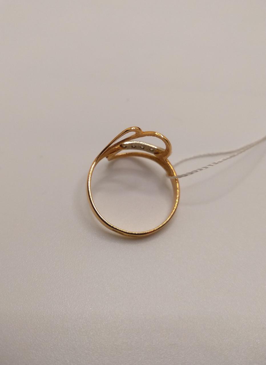 Каблучка золото 585° 1,53 г р. 17 (10047) - фото 5 Каблучка золото 585° 1,53 г р. 17 (10047) - фото 5