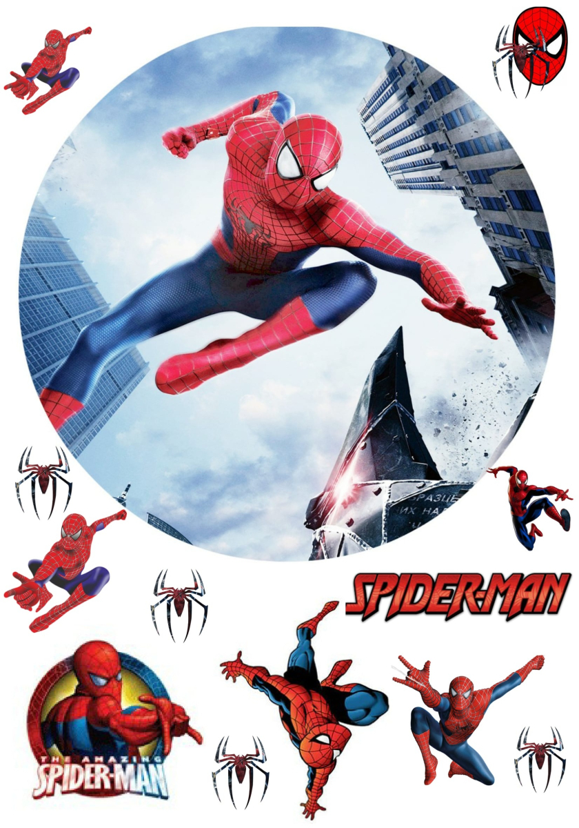 Картинка на торт вафельна Месники 24 (14615)