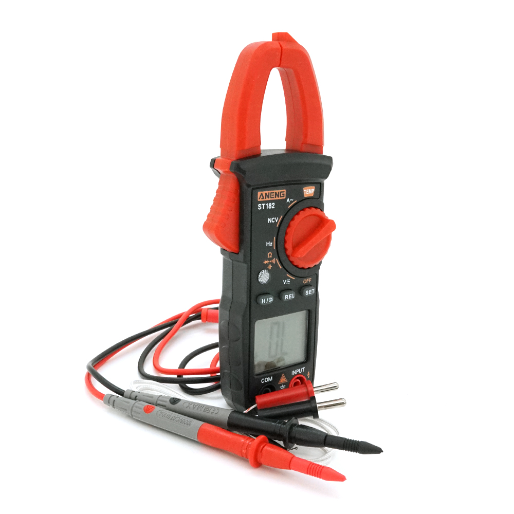 Токові кліщі ANENG ST182 з функцією мультиметра вимірювання струму та напруги (YUT_V11896)