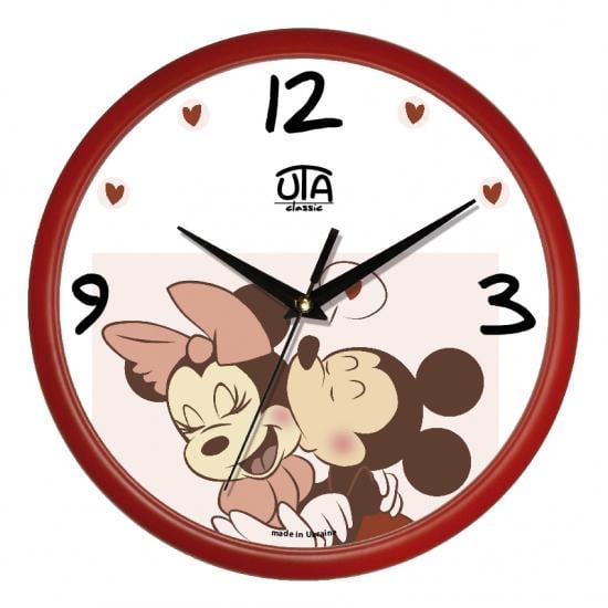 Часы настенные UTA Classic Мики Маус 30x30 см Red (118542)