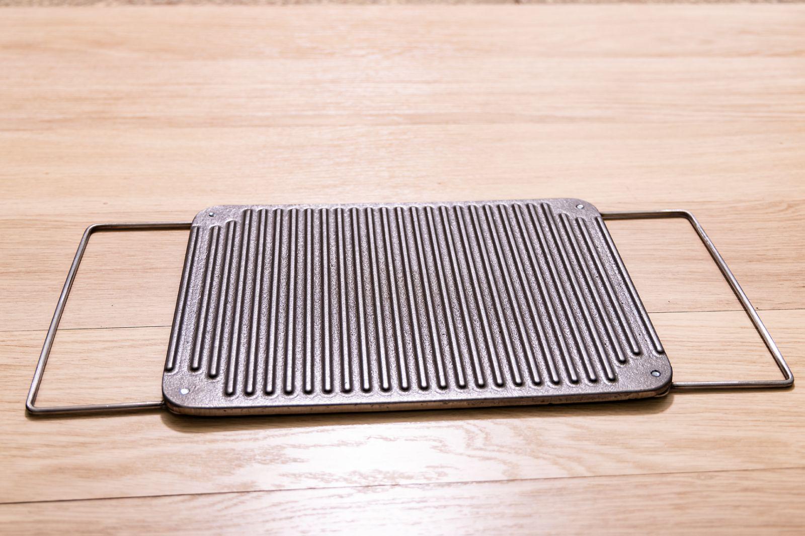 Плита чугунная KHLP Аскет гриль для мангала 540х245/350х245 мм - фото 4 Плита чугунная KHLP Аскет гриль для мангала 540х245/350х245 мм - фото 4