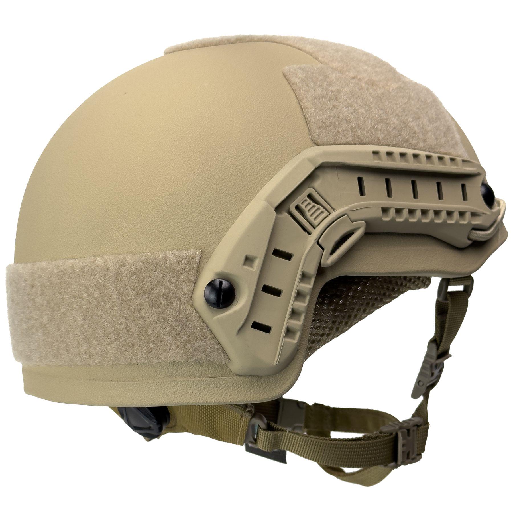 Шолом FAST Кевлар Рівень захисту NIJ IIIA Захистить від уламків рикошетів та пістолетних куль L Койот - фото 6