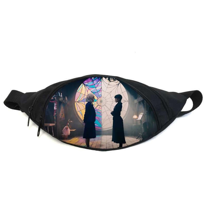 Поясна сумка-бананка Cappuchino toys Венздей GBWednesday 07 Чорний (2072346218) Поясна сумка-бананка Cappuchino toys Венздей GBWednesday 07 Чорний (2072346218)