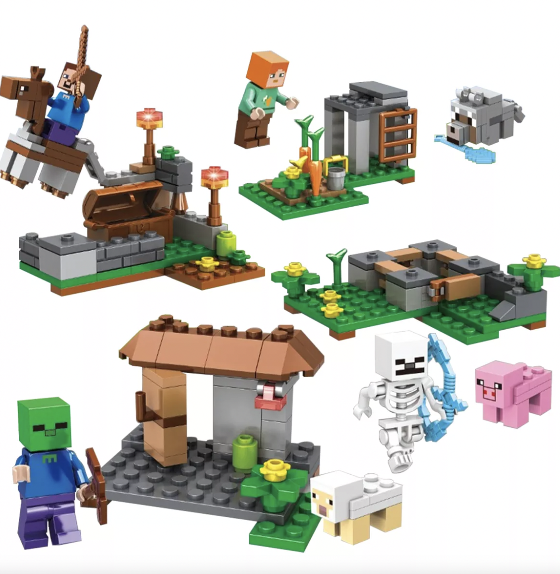 Конструктор My World Лісовий схованка 233 деталей (SJ82004) - фото 3