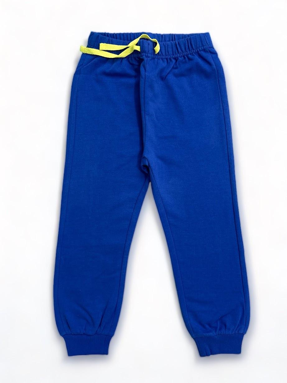 Брюки детские Chicco хлопчатобумажные однотонные 3-4 года 104 см Синий (2091010539)