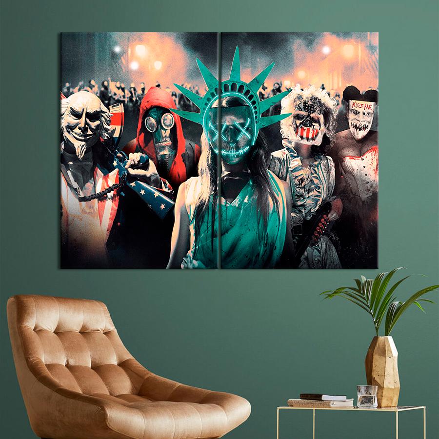 Настенний декор Постер фильма Судная ночь навсегда 111x81 см (A117-2)