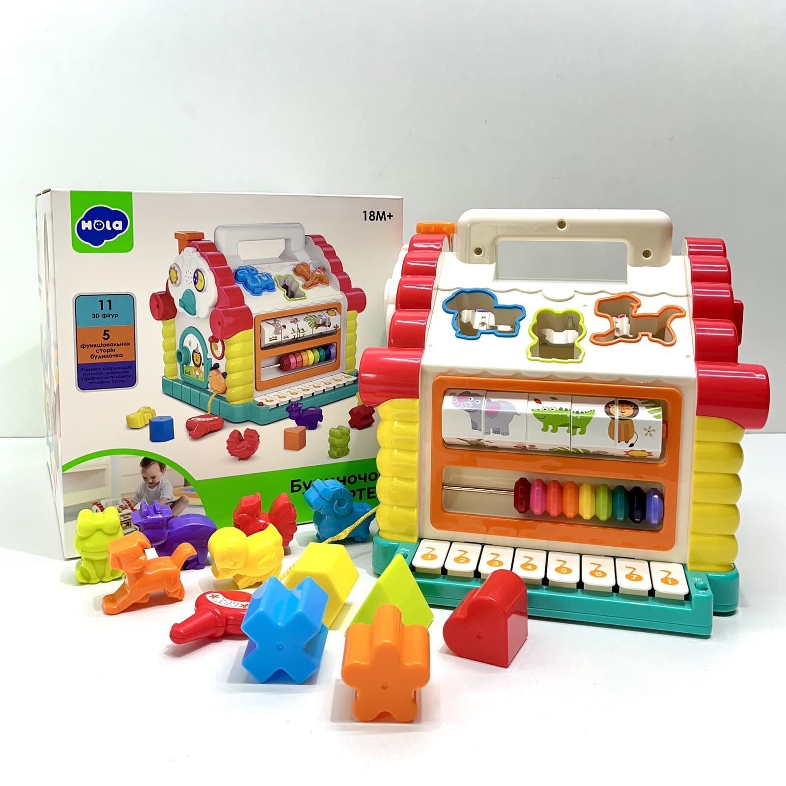 Cортер Hola Развивающий теремок музыка/свет/звуки животных (9196) - фото 3