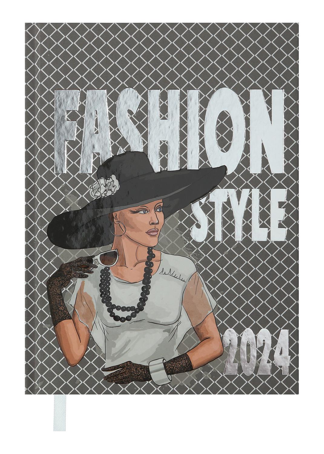 Дневник BUROMAX 2024 А5 Women Серый (BM.2181-09)