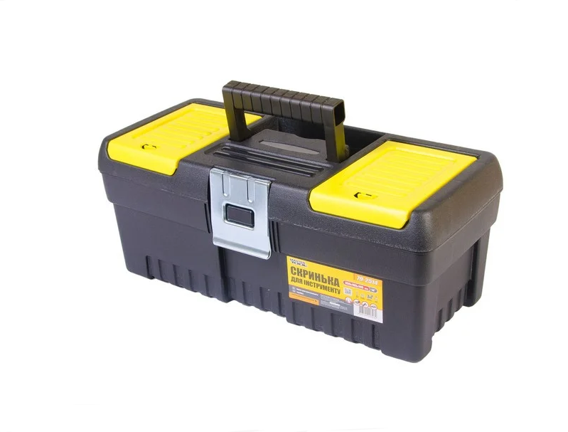 Ящик для инструмента MasterTool 14" 355х165х145 мм с металлическими замками (79-2514)