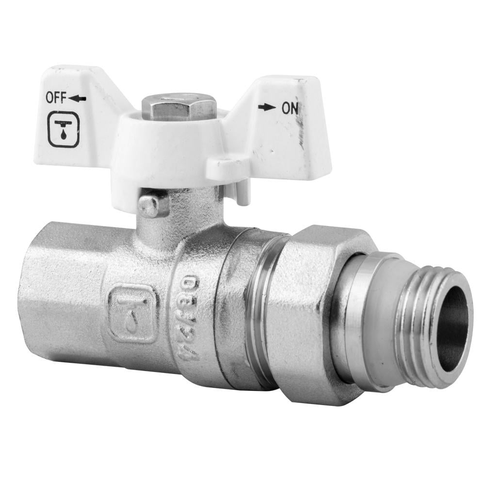 Кран кульовий ITAL IB114114 1/2" ВЗ з американкою метелик (248076)