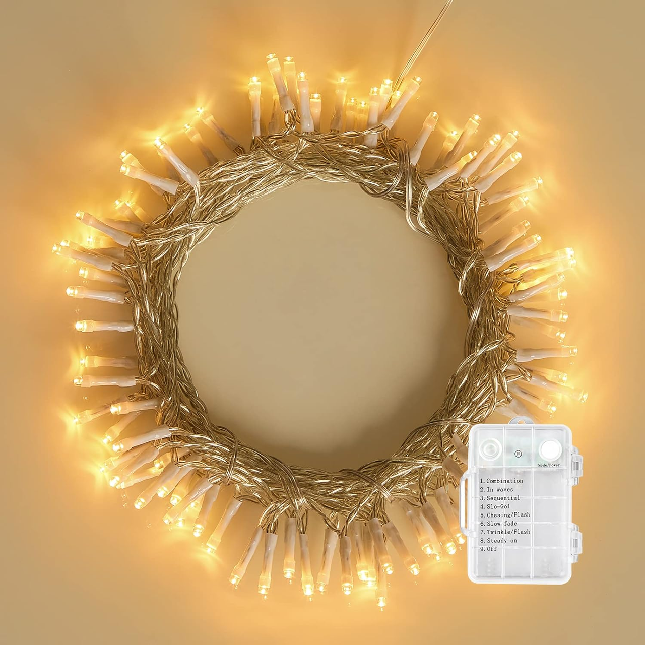 Гирлянда уличная на батарейках 5 м 50 LED (1814506919)